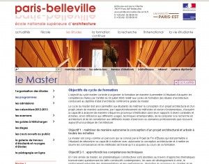 Máster de urbanismo de la Escuela Nacional Superior de Arquitectura de Belleville_París visita Valdebebas